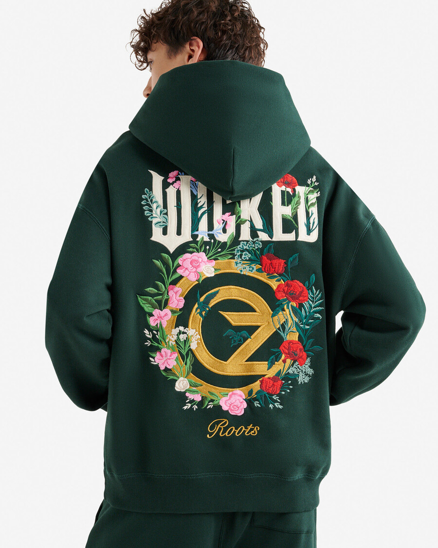 sweat à capuche roots x wicked oz