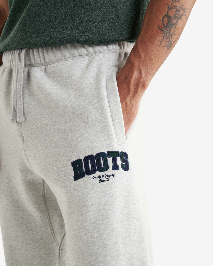 pantalon de survêtement à carreaux appliqués