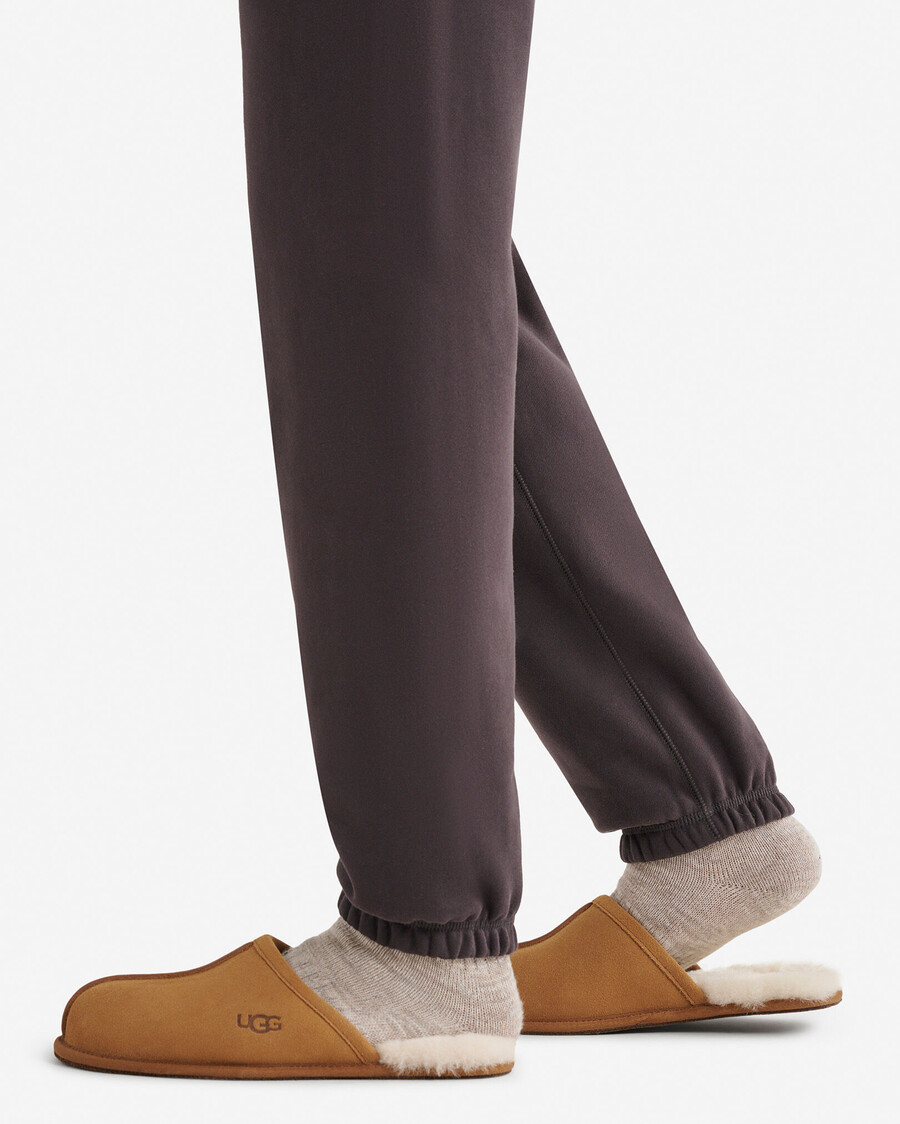 pantalon de survêtement à carreaux appliqués