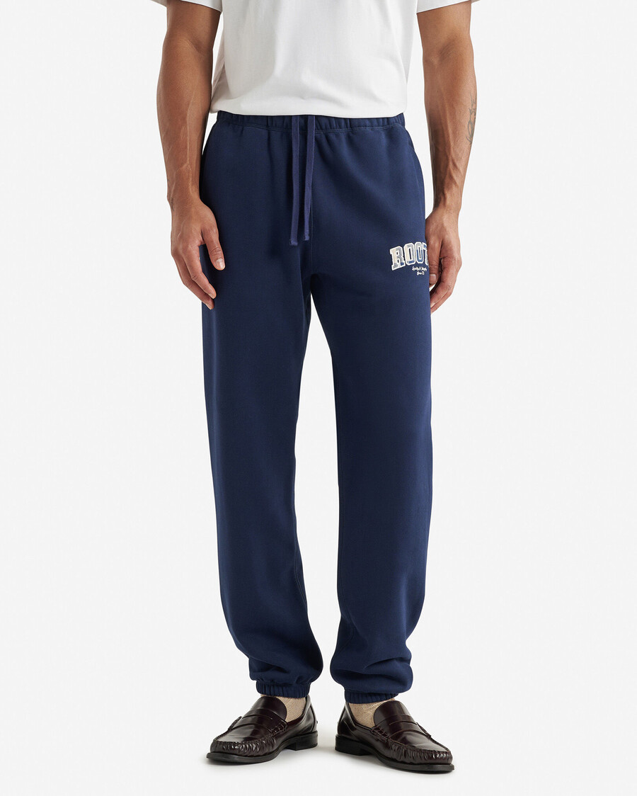 pantalon de survêtement à carreaux appliqués