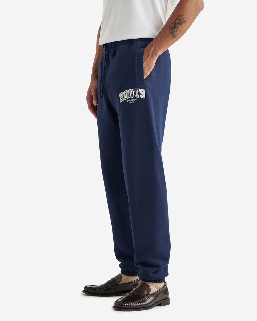pantalon de survêtement à carreaux appliqués