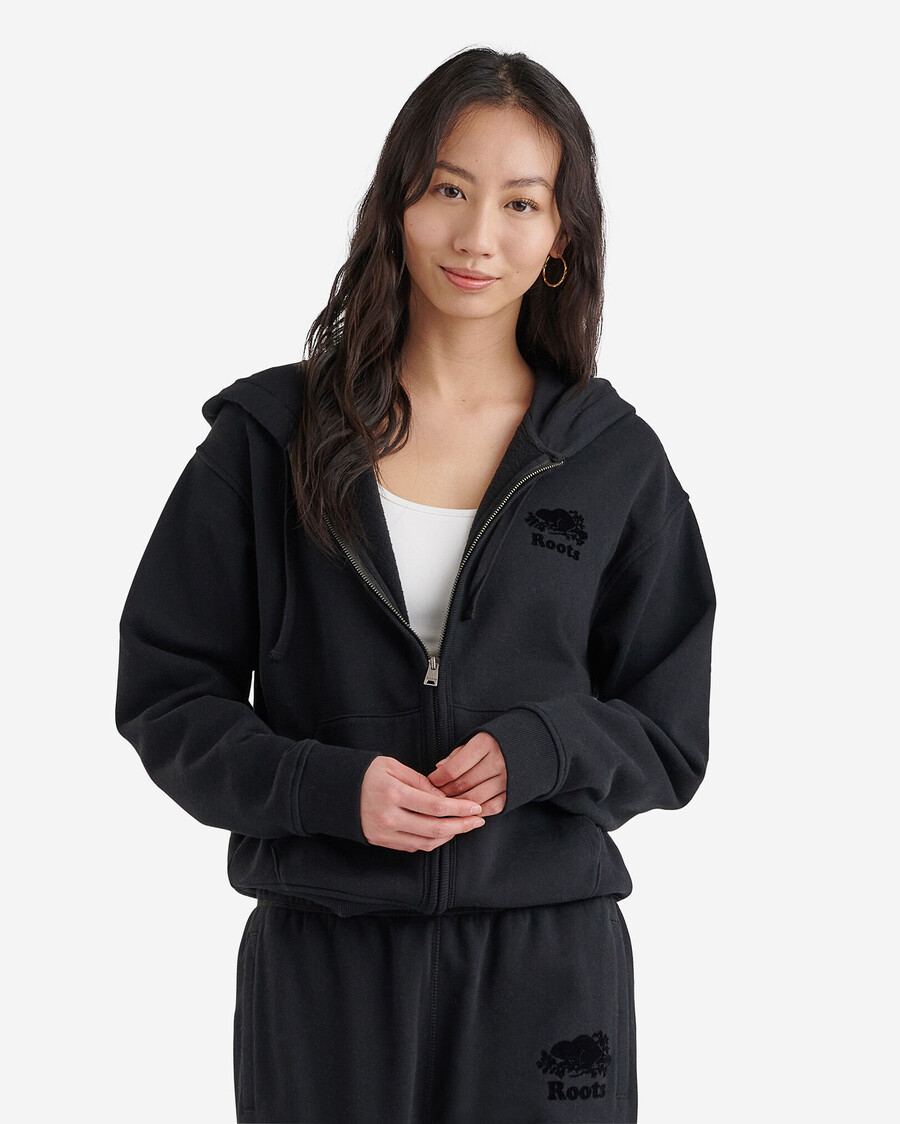 sweat à capuche zippé intégral organic original relaxed