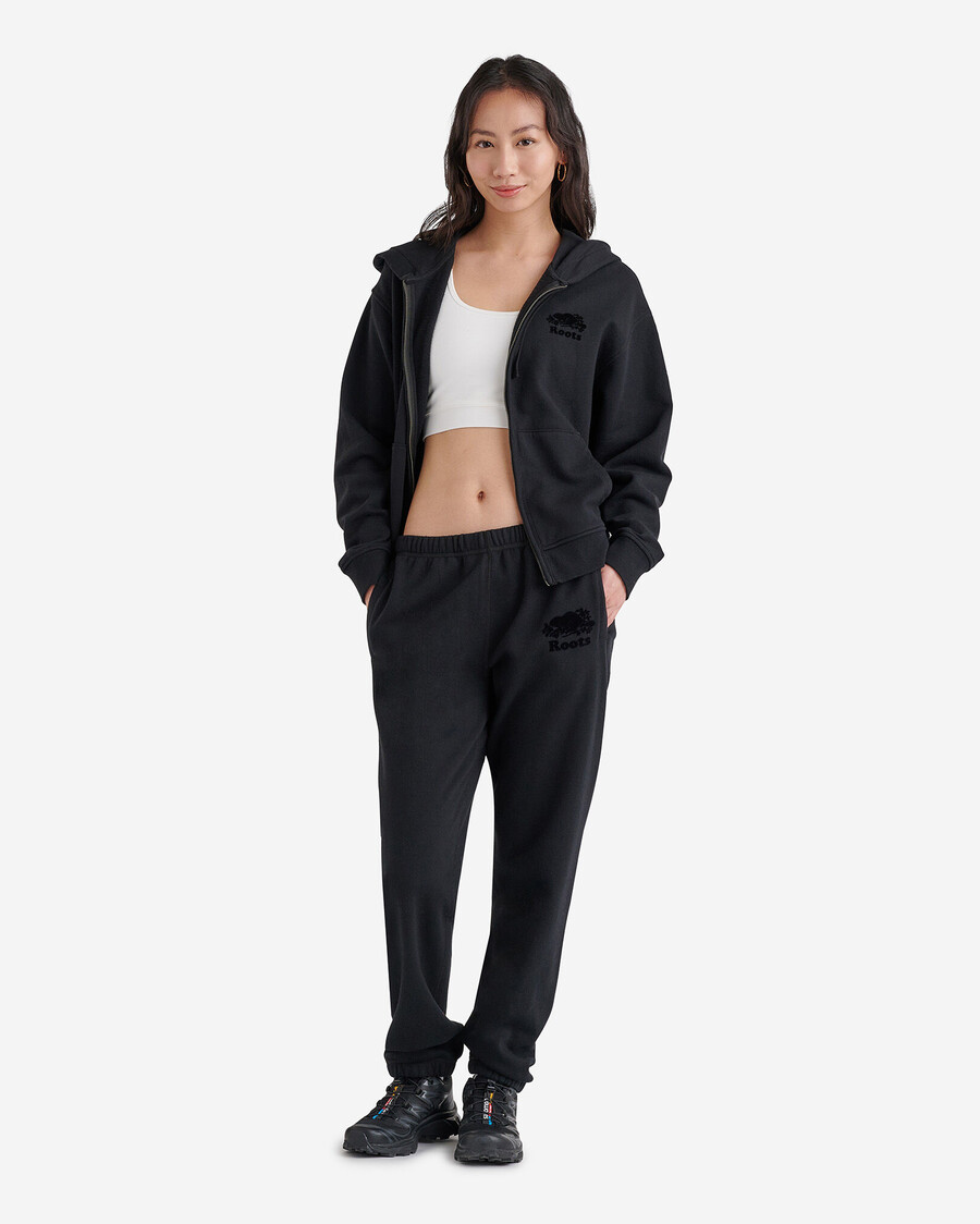 sweat à capuche zippé intégral organic original relaxed
