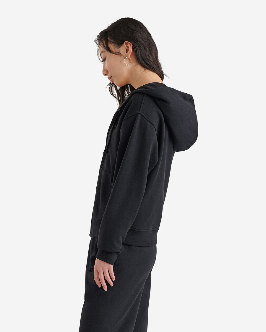 sweat à capuche zippé intégral organic original relaxed