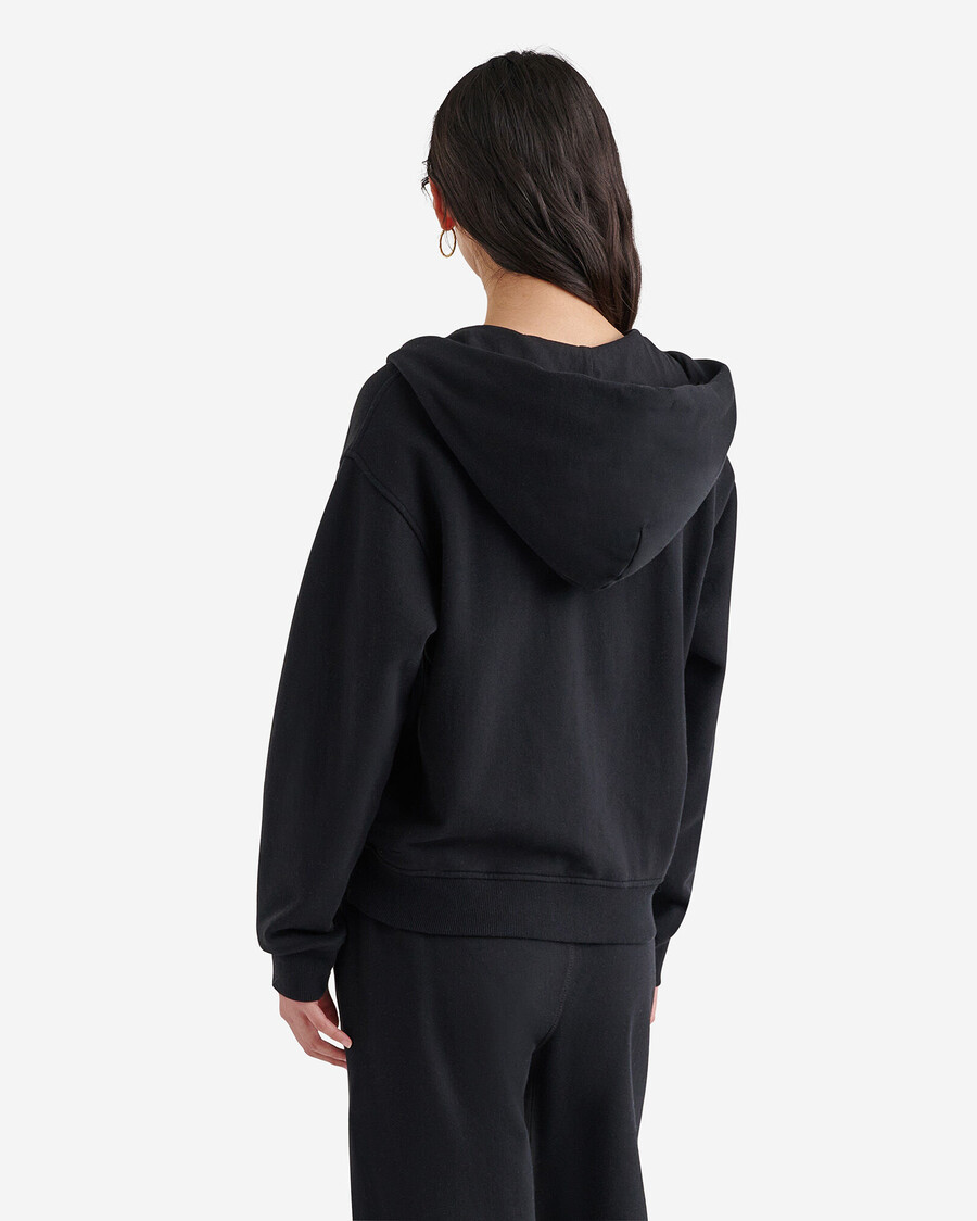 sweat à capuche zippé intégral organic original relaxed