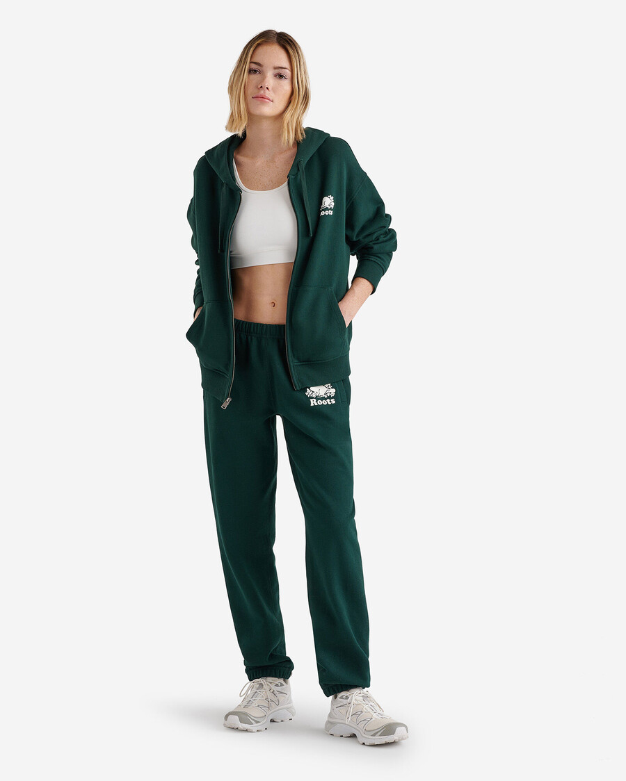 sweat à capuche zippé intégral organic original relaxed