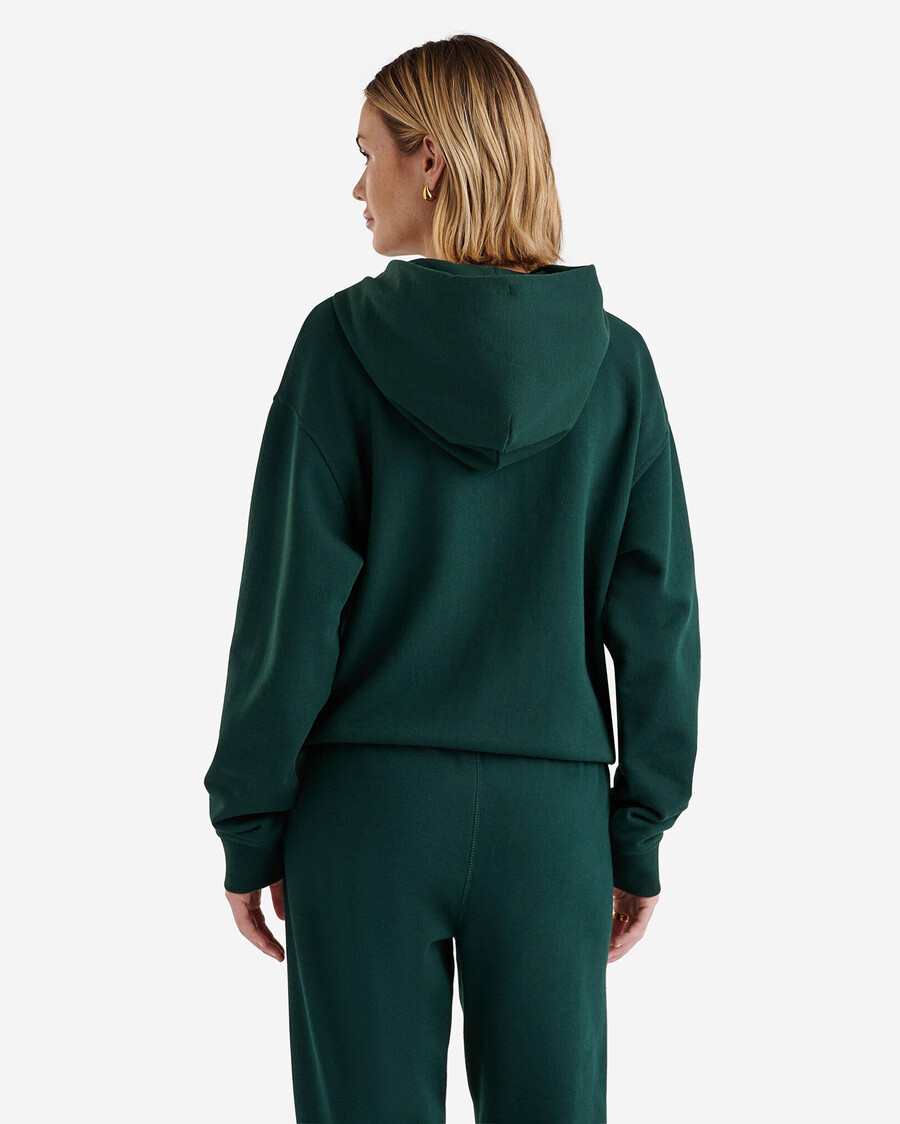 sweat à capuche zippé intégral organic original relaxed