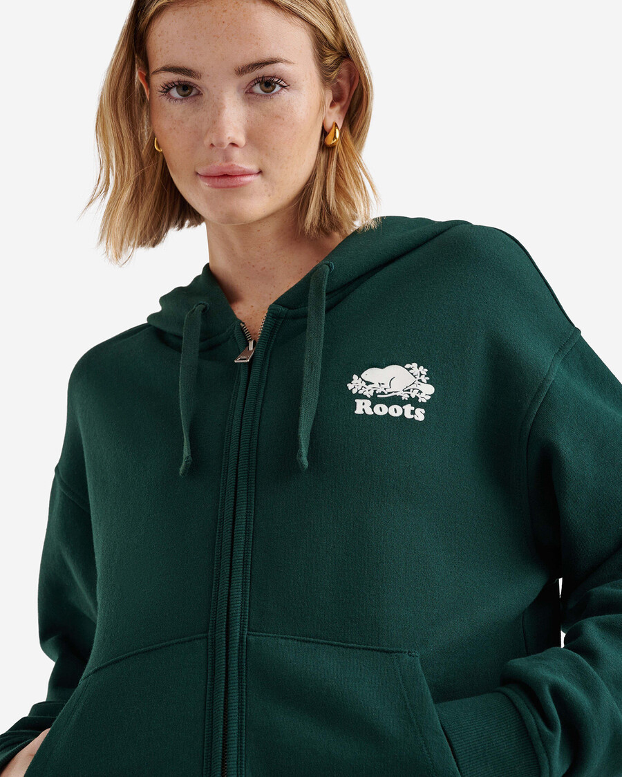 sweat à capuche zippé intégral organic original relaxed