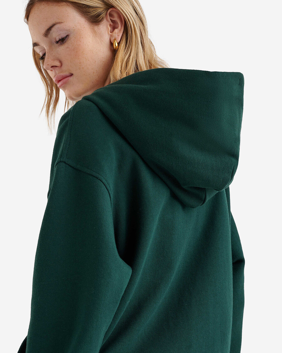 sweat à capuche zippé intégral organic original relaxed