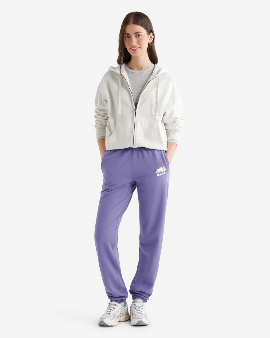 sweat à capuche zippé intégral organic original relaxed