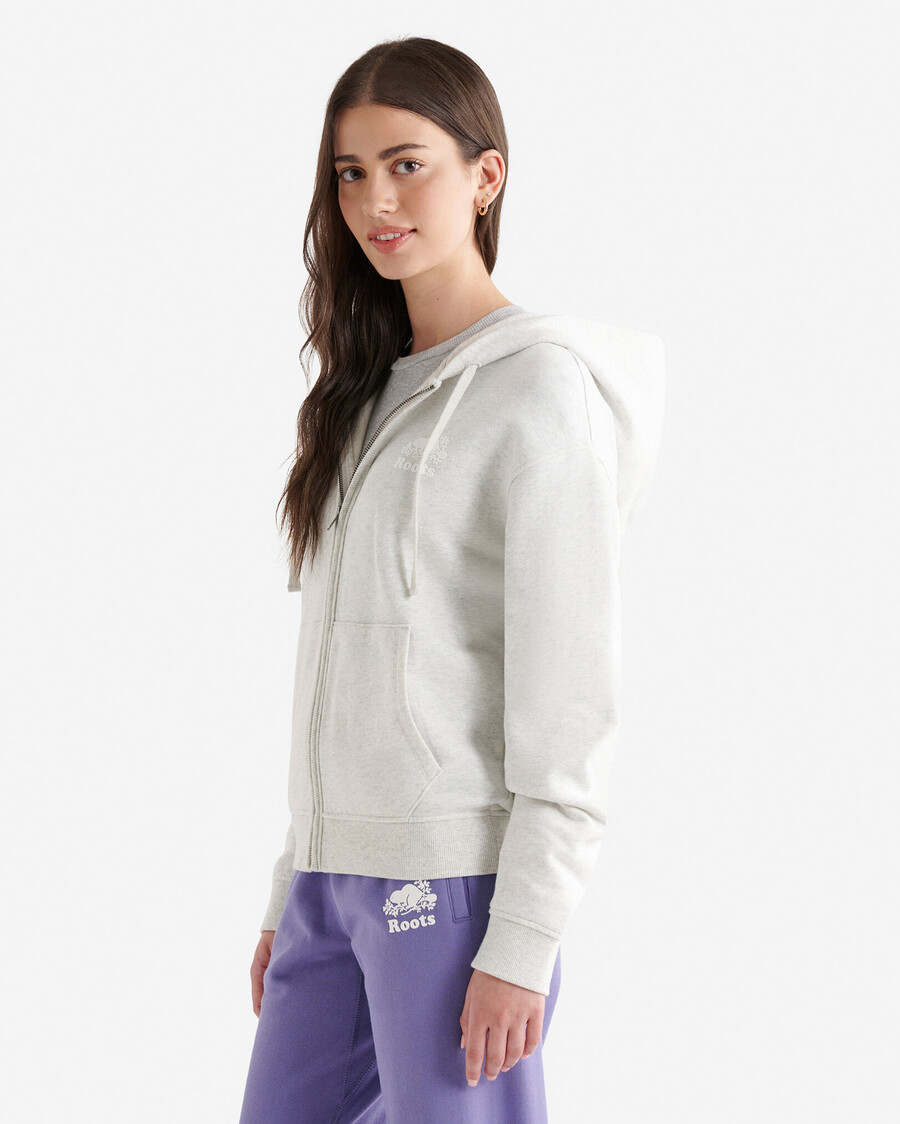 sweat à capuche zippé intégral organic original relaxed