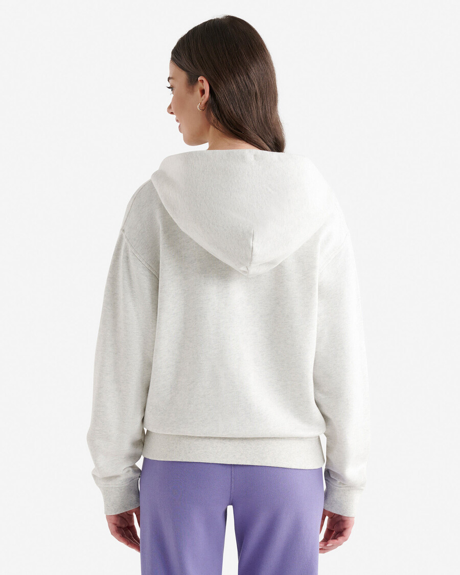 sweat à capuche zippé intégral organic original relaxed
