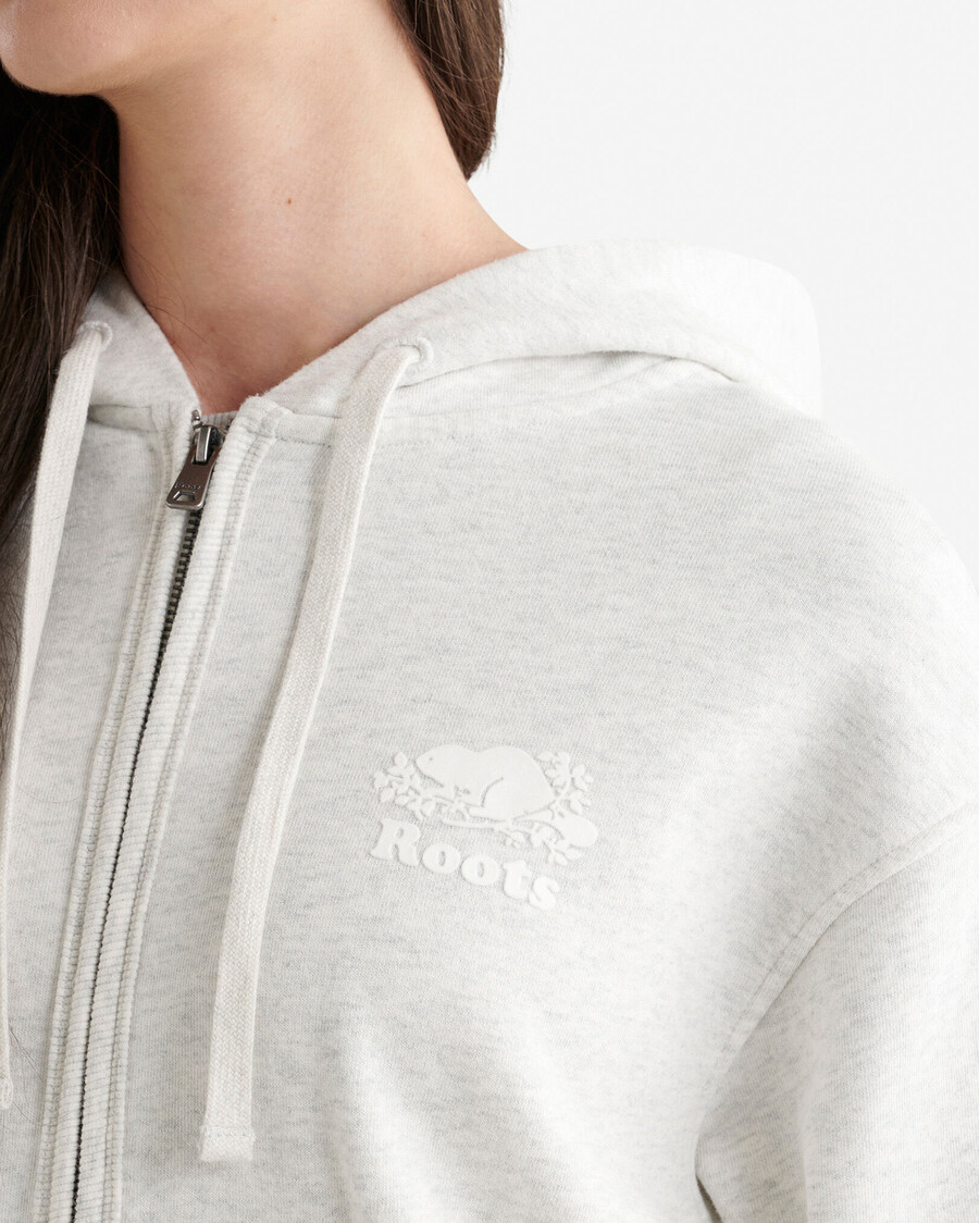 sweat à capuche zippé intégral organic original relaxed