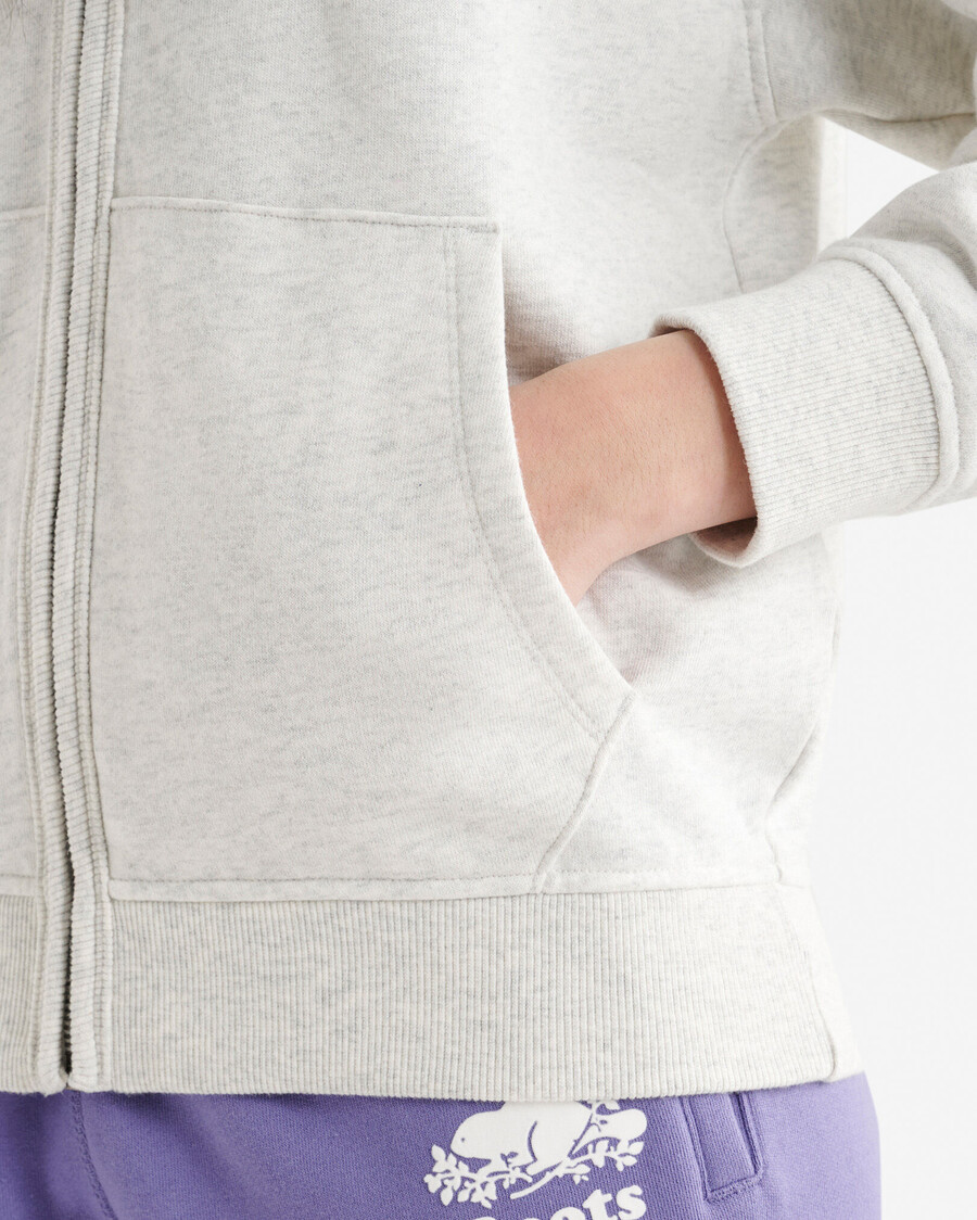 sweat à capuche zippé intégral organic original relaxed