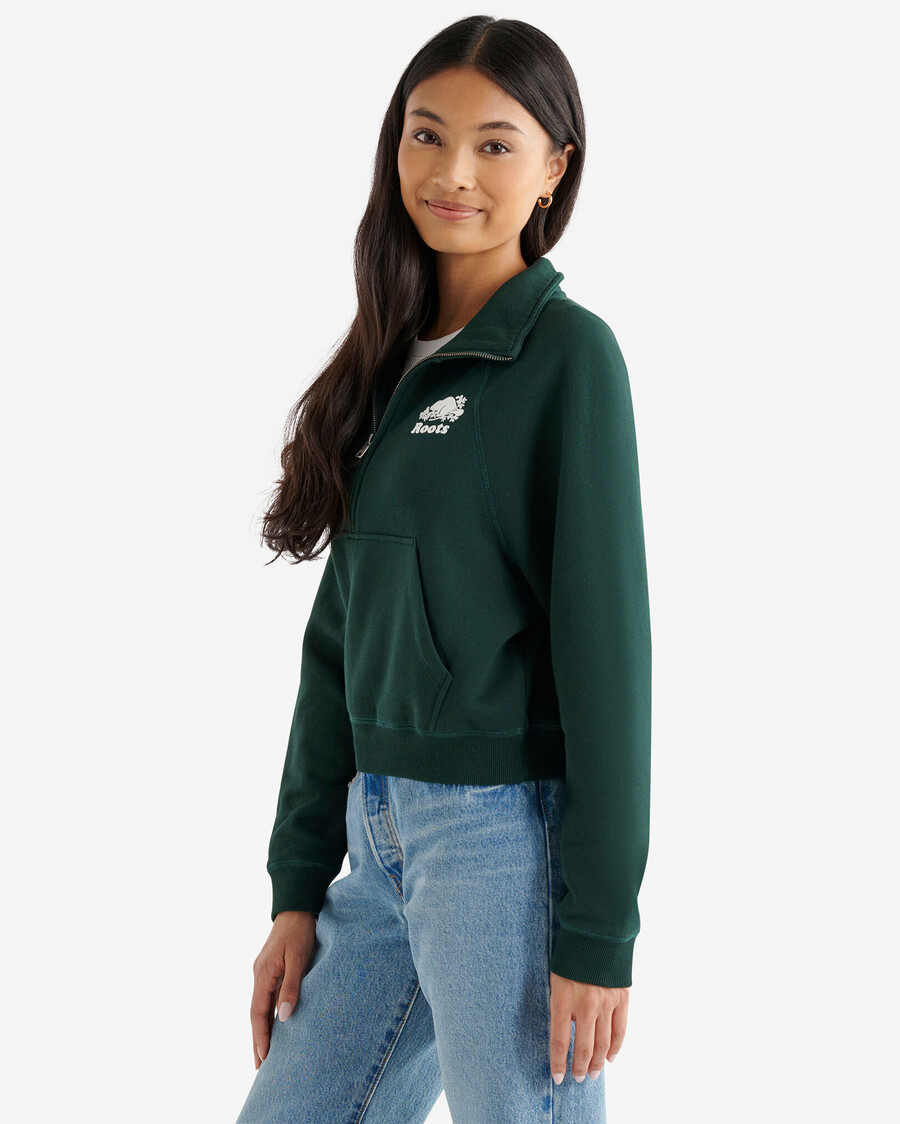 demi-zip en cuivre bio