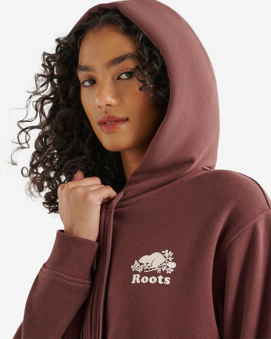 sweat à capuche zippé intégral organic original relaxed