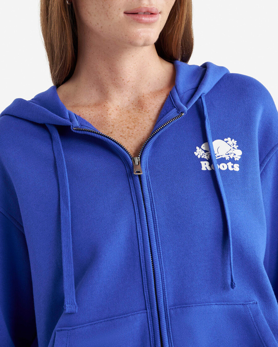 sweat à capuche zippé intégral organic original relaxed