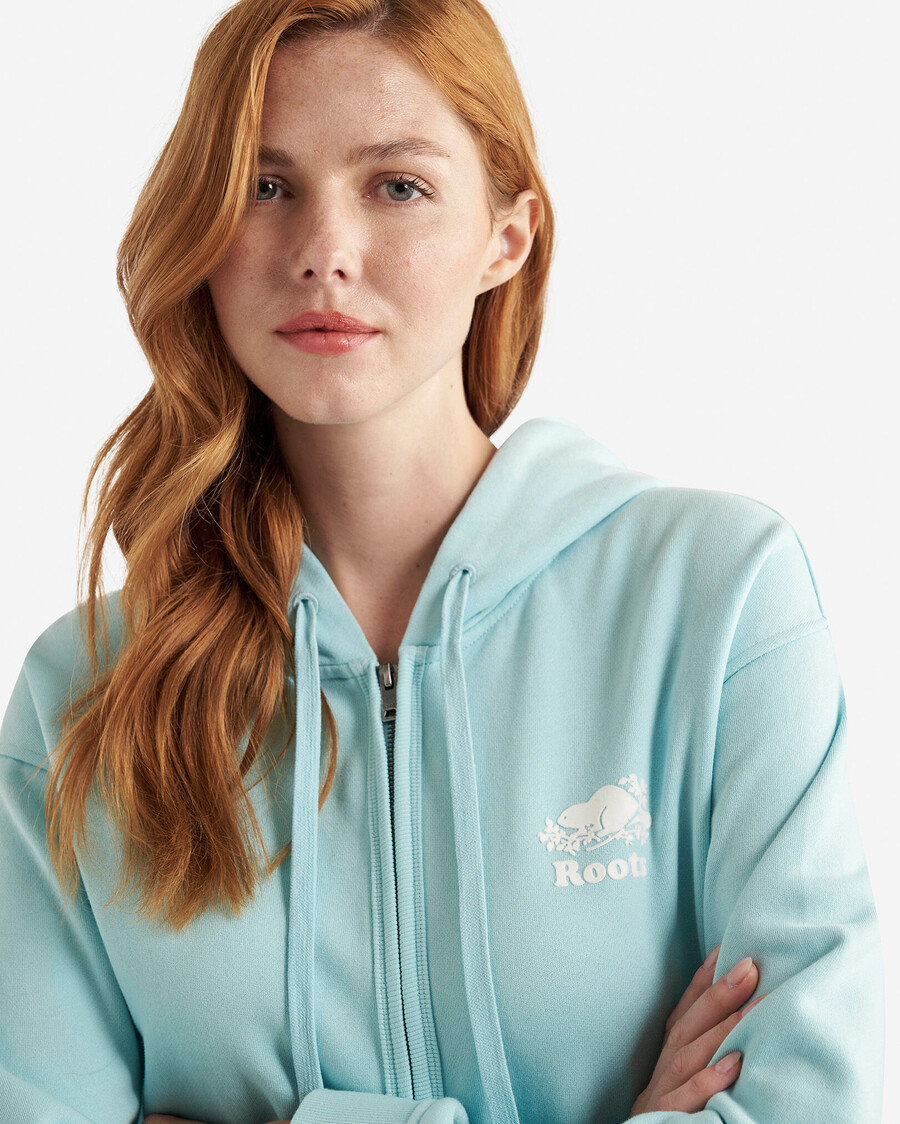 sweat à capuche zippé intégral organic original relaxed