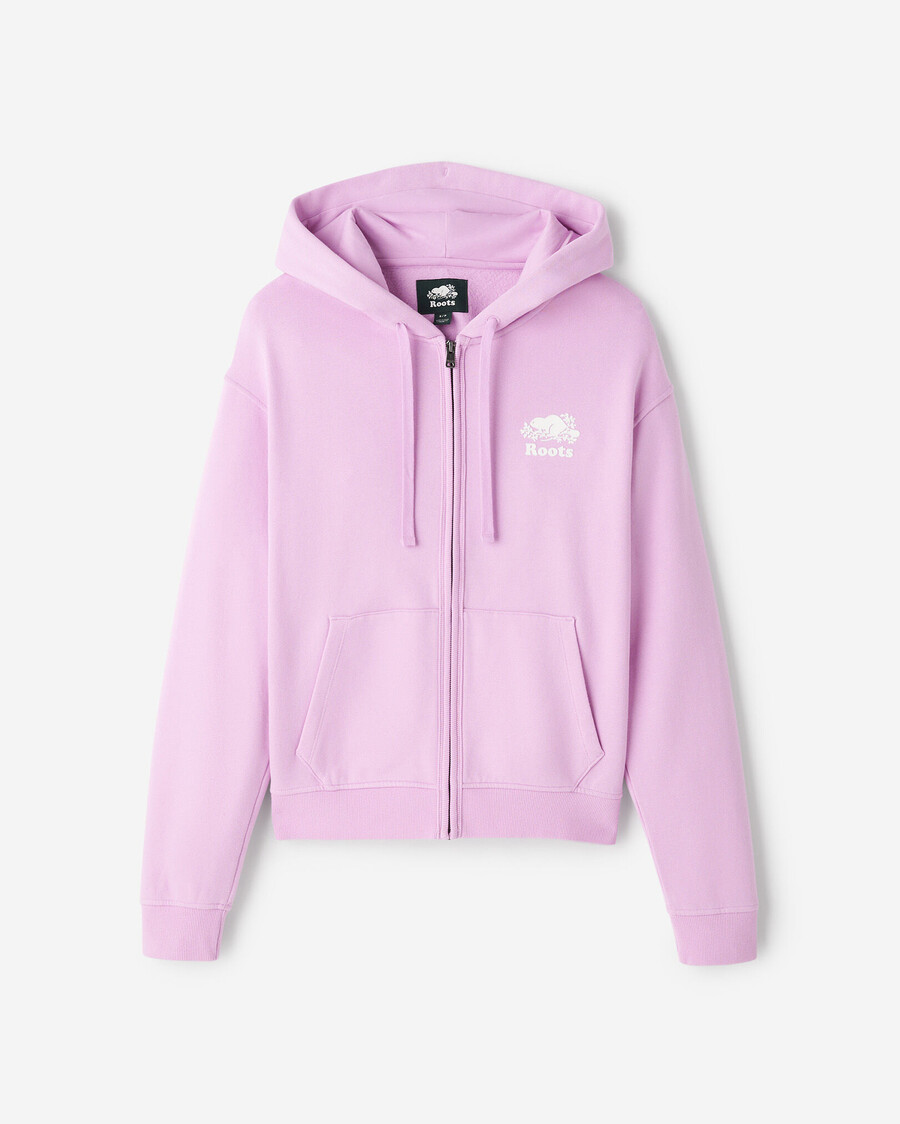 sweat à capuche zippé intégral organic original relaxed