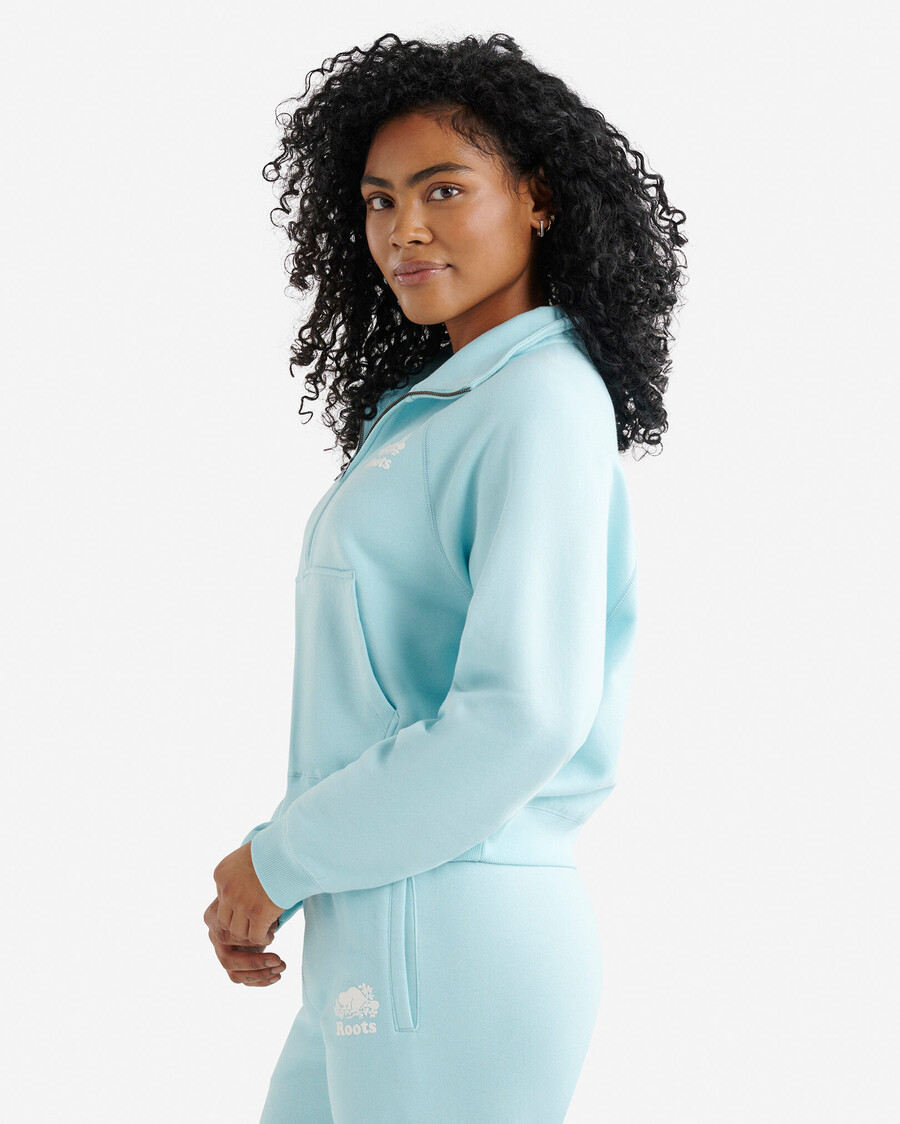demi-zip en cuivre bio