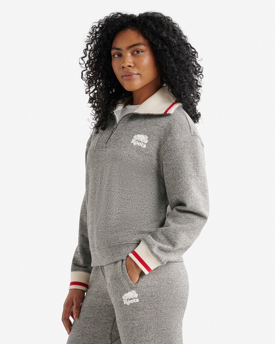 polaire cabin demi-zip
