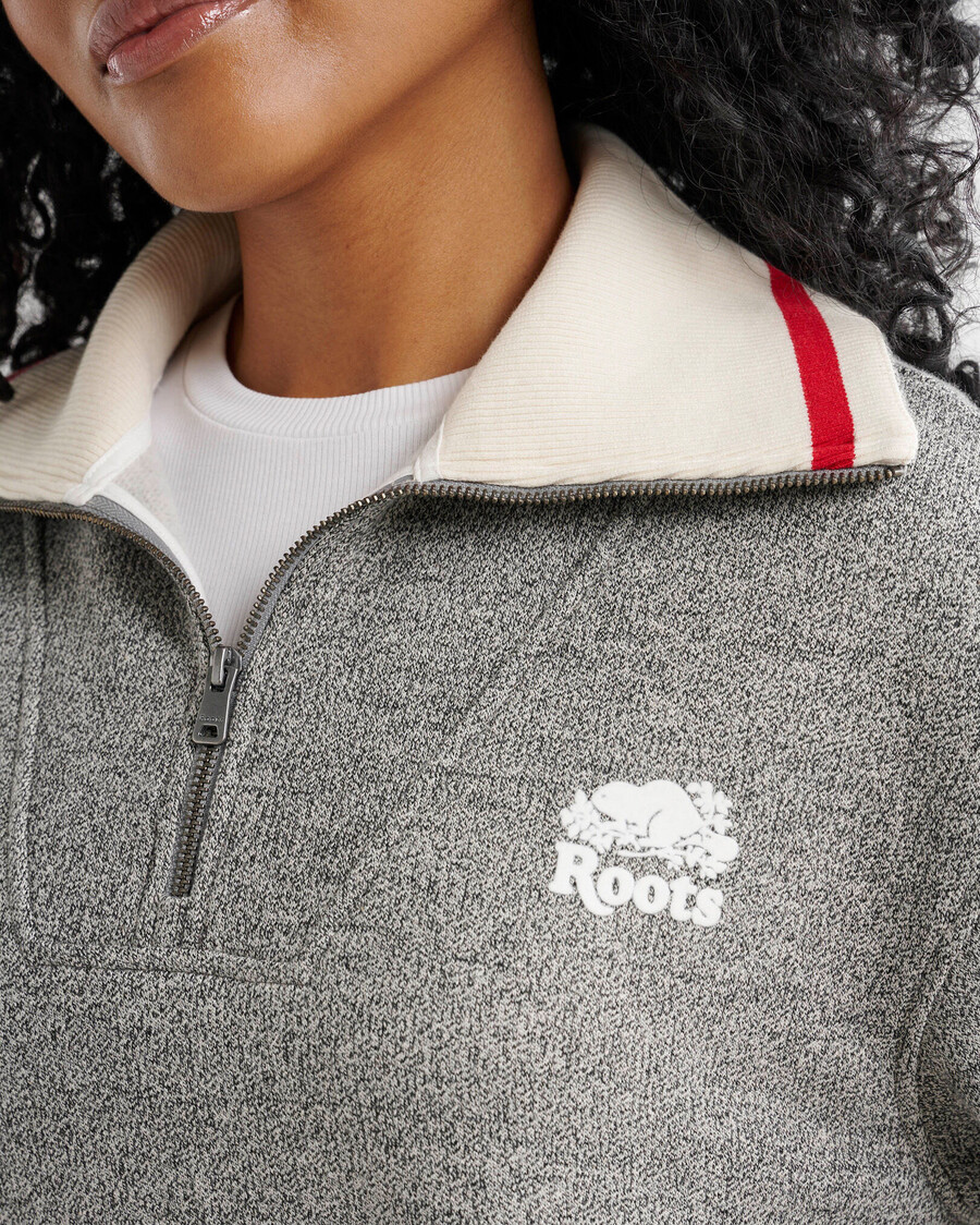 polaire cabin demi-zip