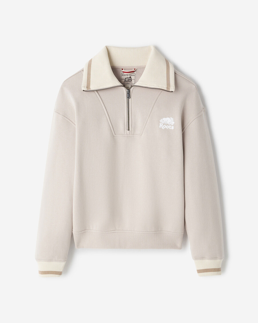 polaire cabin demi-zip
