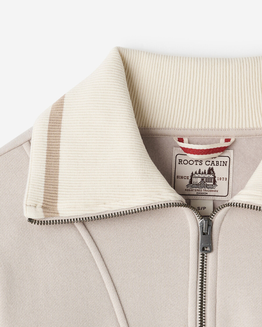 polaire cabin demi-zip