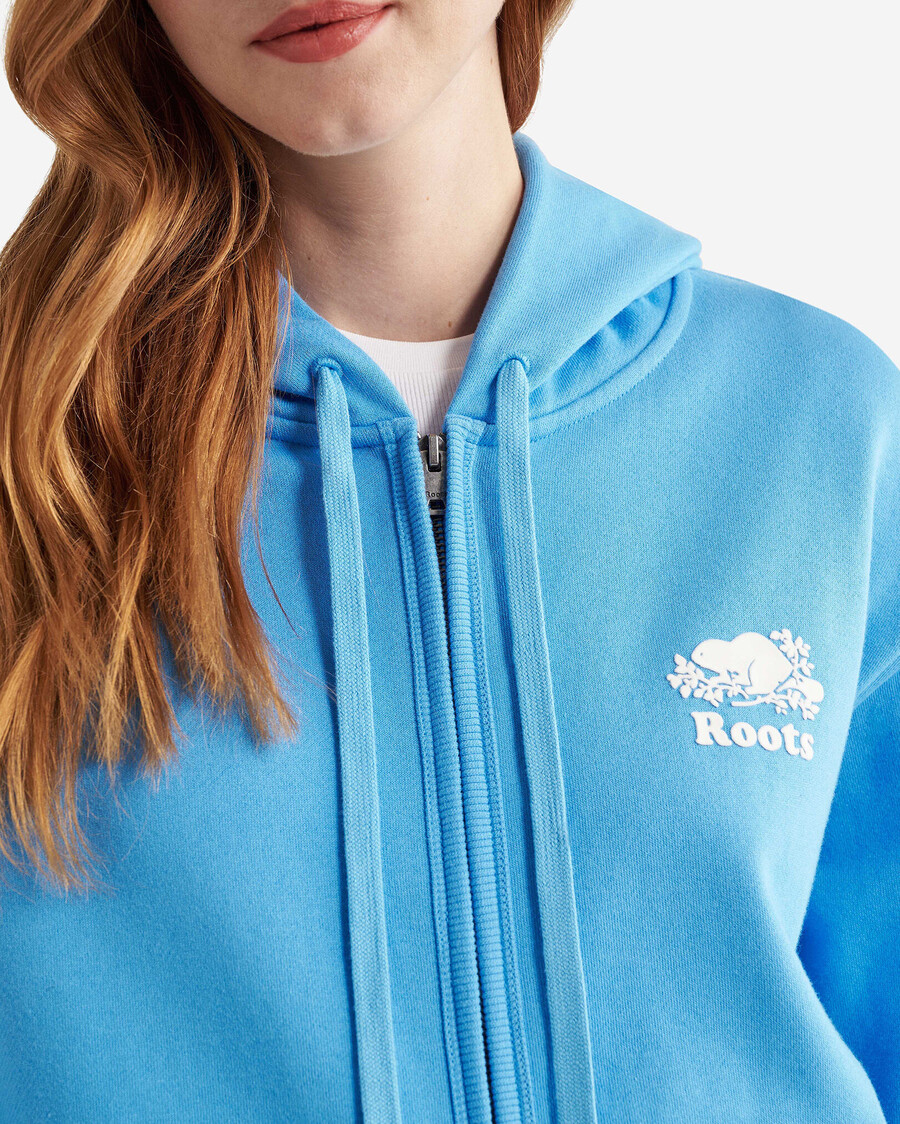 sweat à capuche zippé intégral organic original relaxed