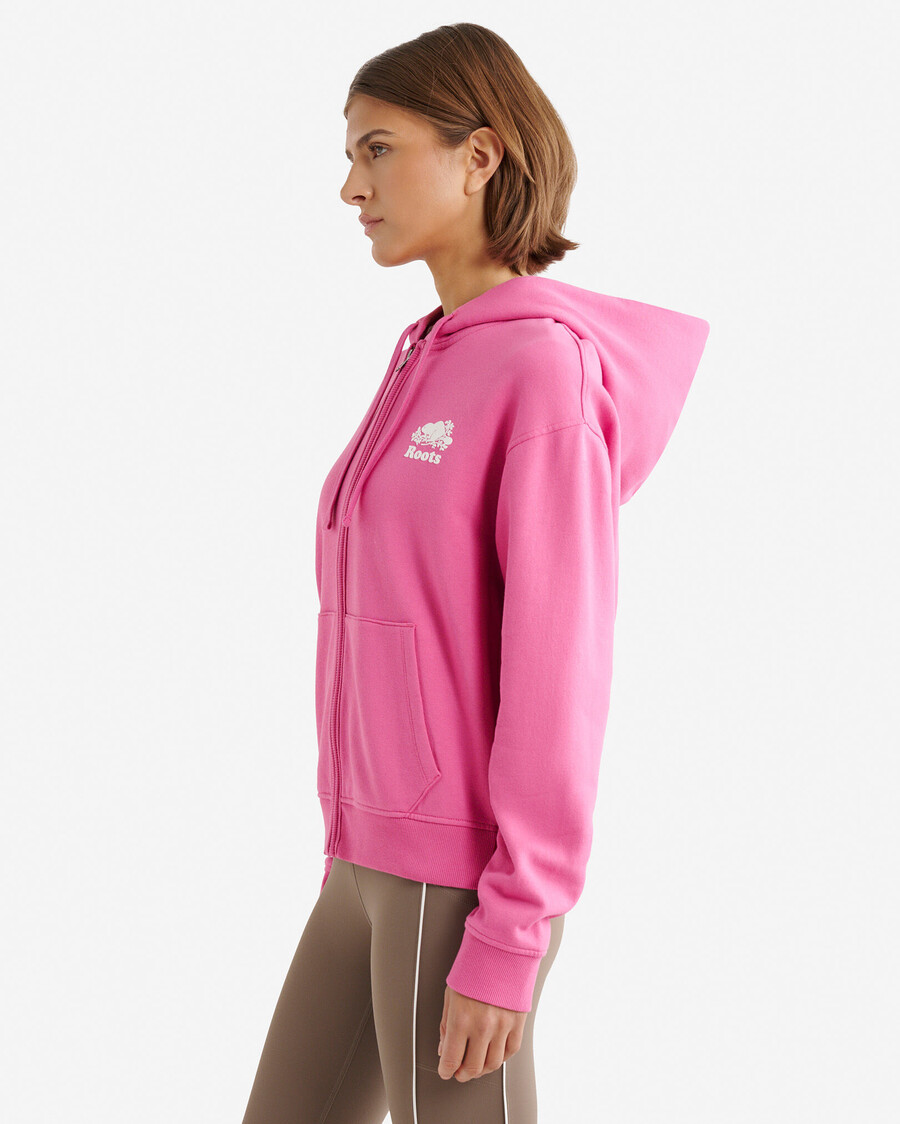 sweat à capuche zippé intégral organic original relaxed