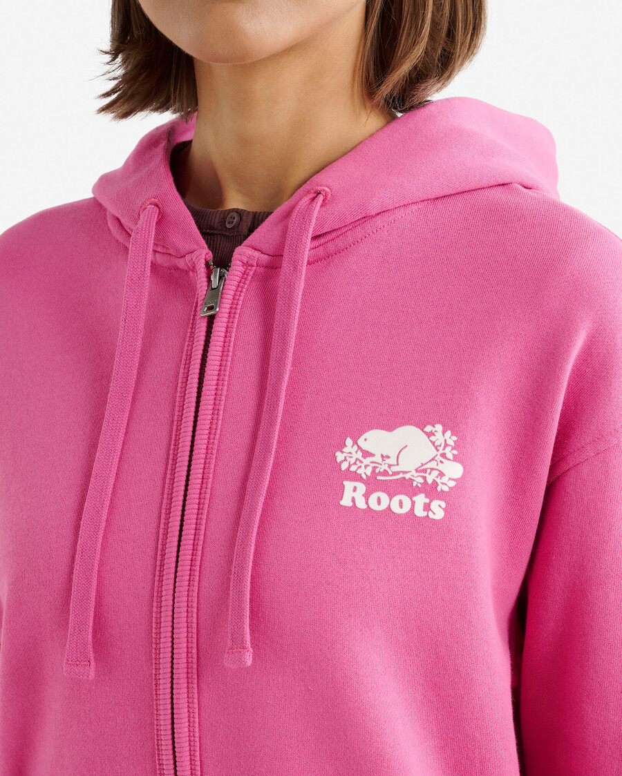 sweat à capuche zippé intégral organic original relaxed