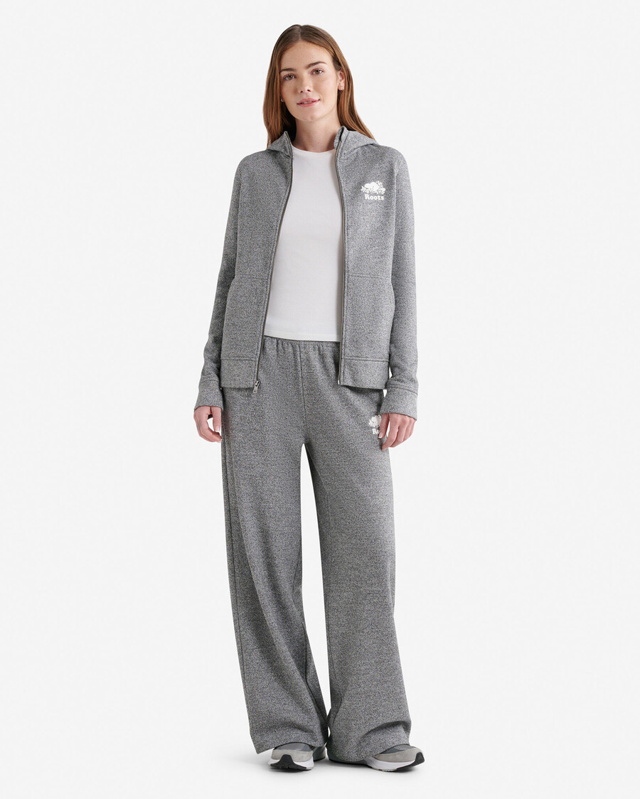sweat à capuche zippé organic cooper slim