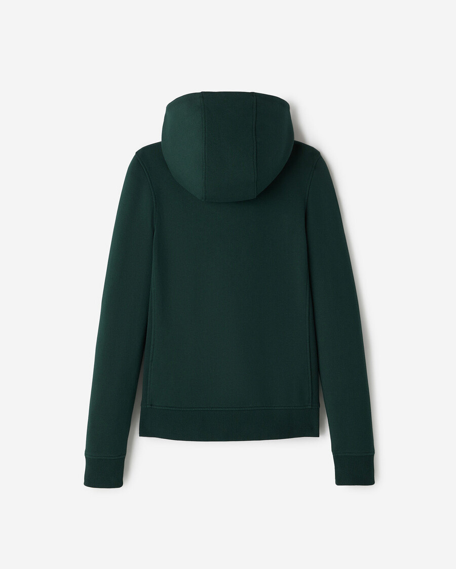 sweat à capuche zippé organic cooper slim
