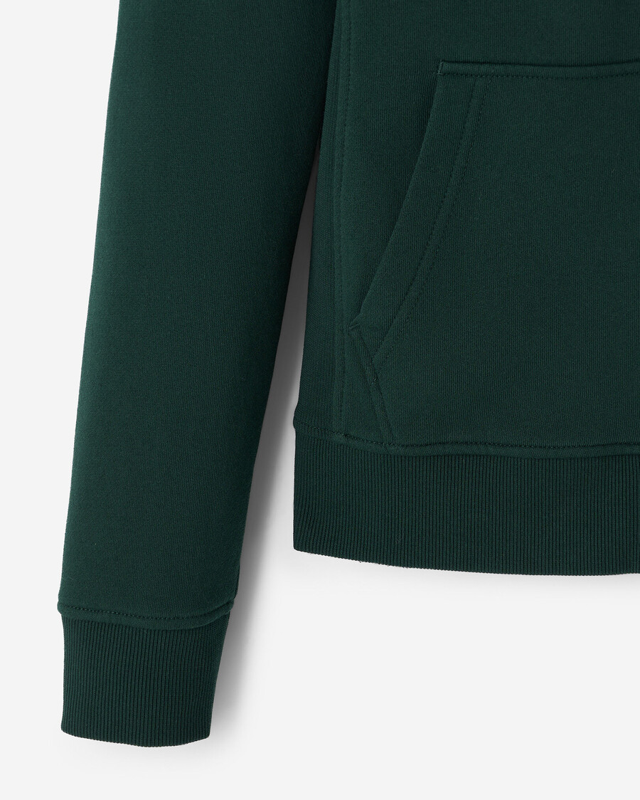 sweat à capuche zippé organic cooper slim