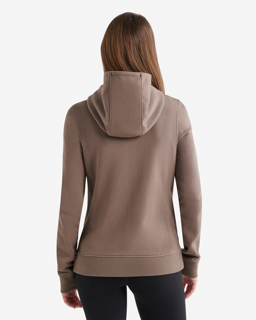 sweat à capuche zippé organic cooper slim