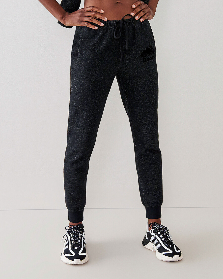 pantalon de survêtement à revers ajusté grande taille entrejambe de 79 cm