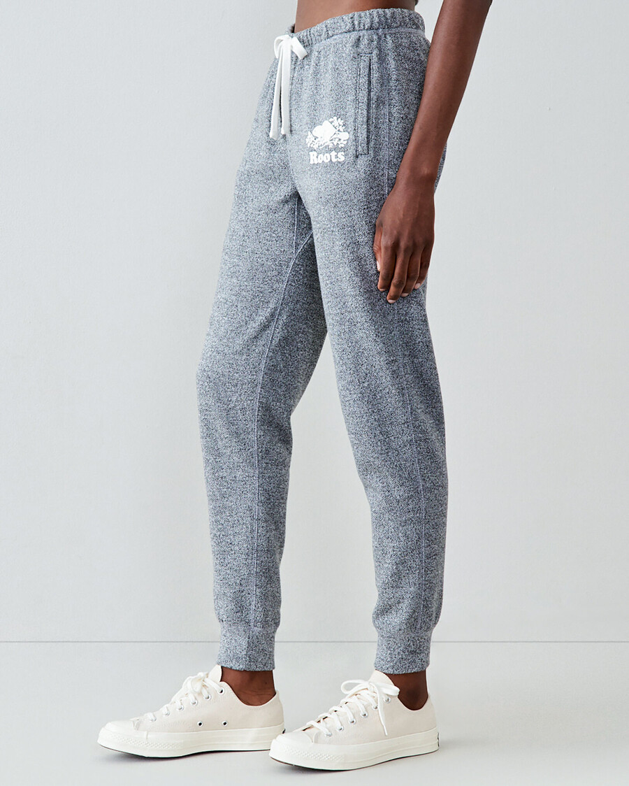 pantalon de survêtement à revers ajusté grande taille entrejambe de 79 cm