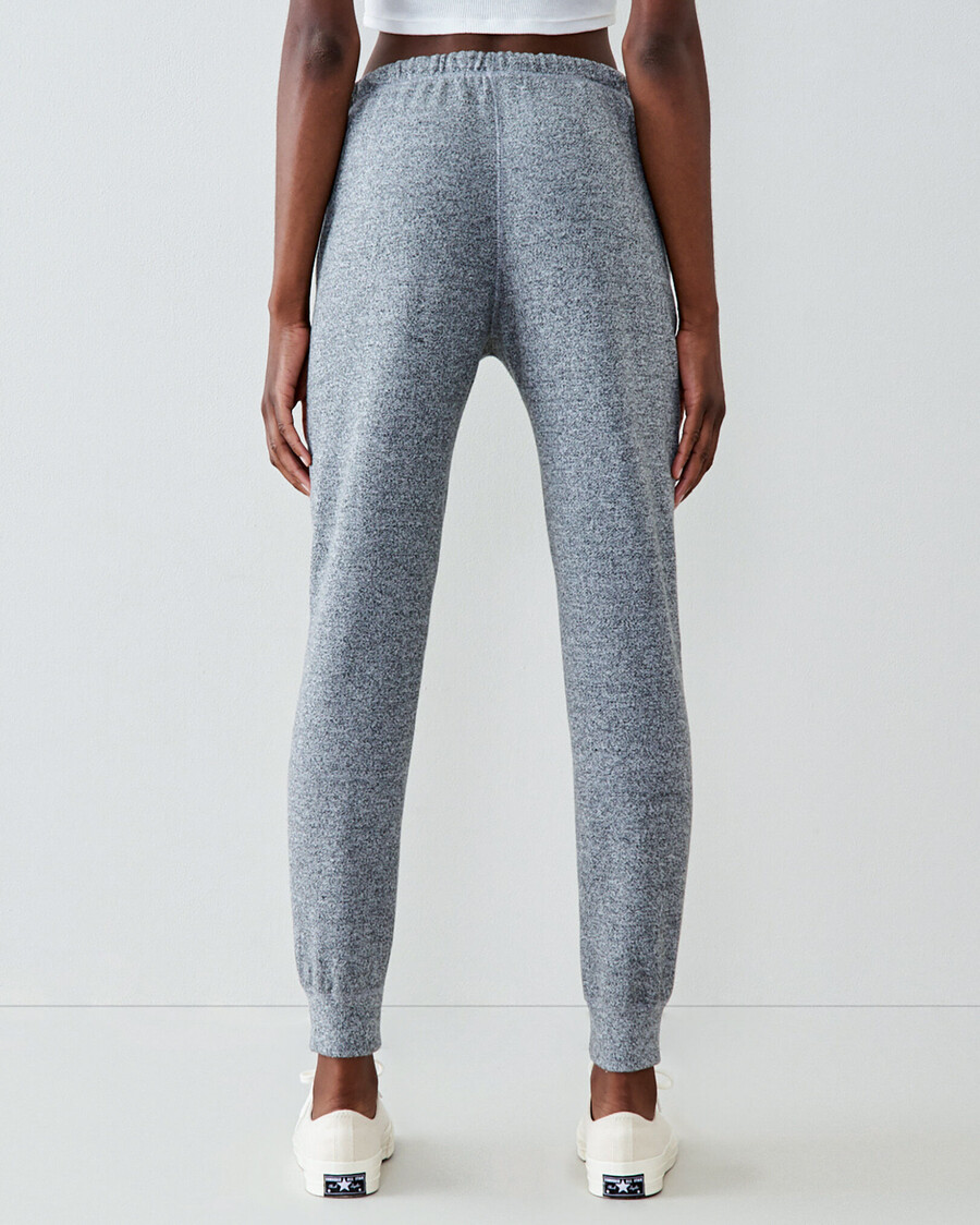 pantalon de survêtement à revers ajusté grande taille entrejambe de 79 cm