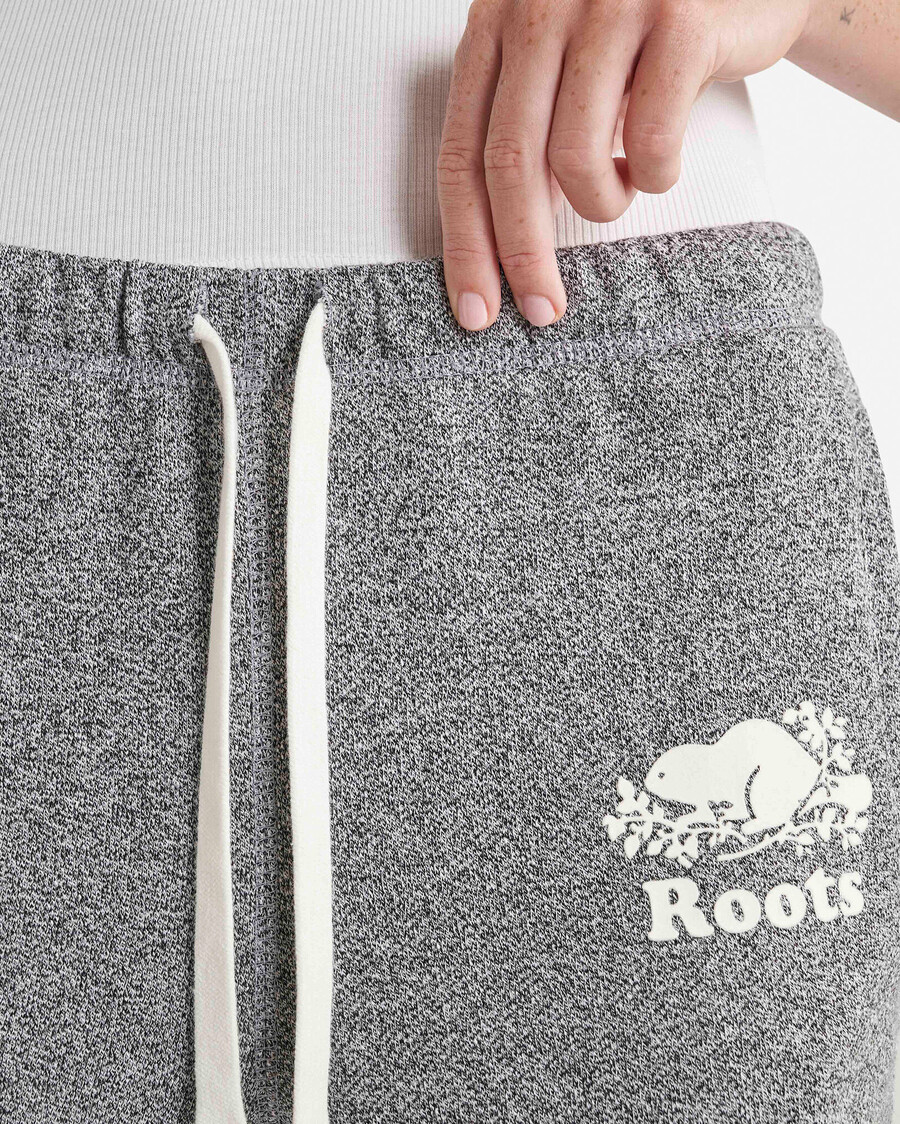 short de survêtement bio original à revers slim entrejambe de 66 cm