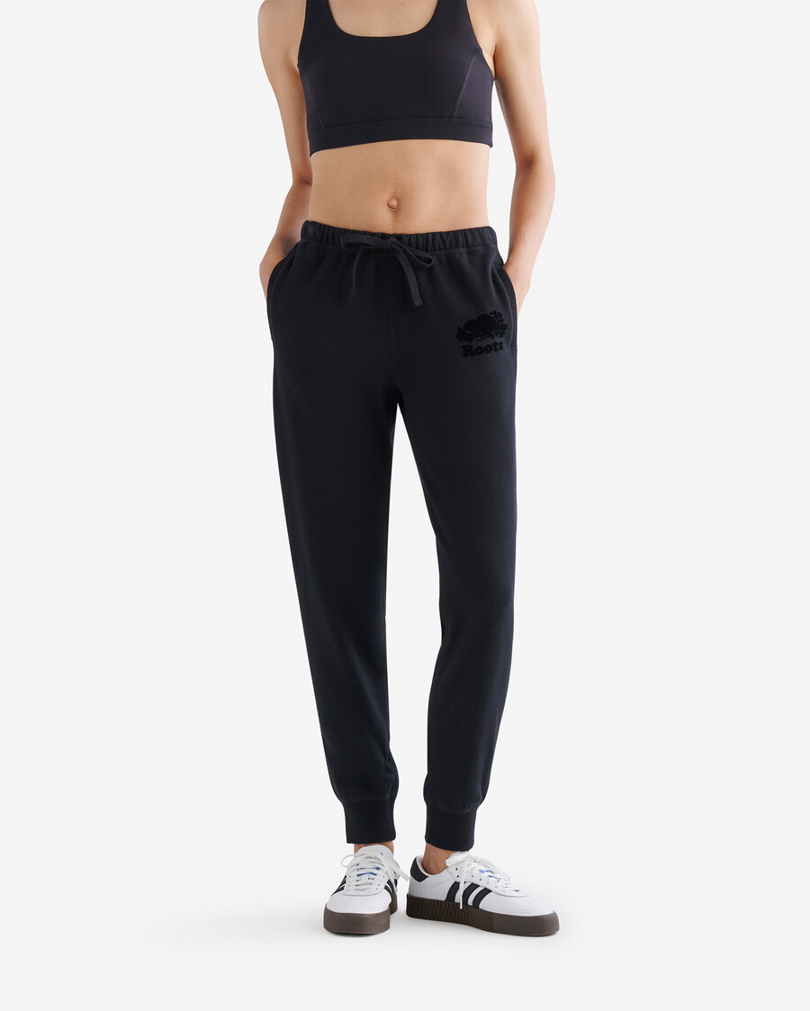 pantalon de survêtement original bio à poignets ajustés