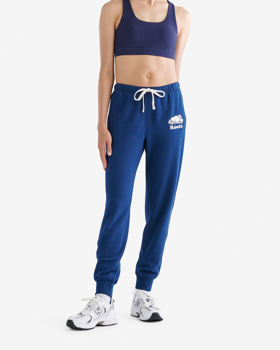 pantalon de survêtement original bio à poignets ajustés