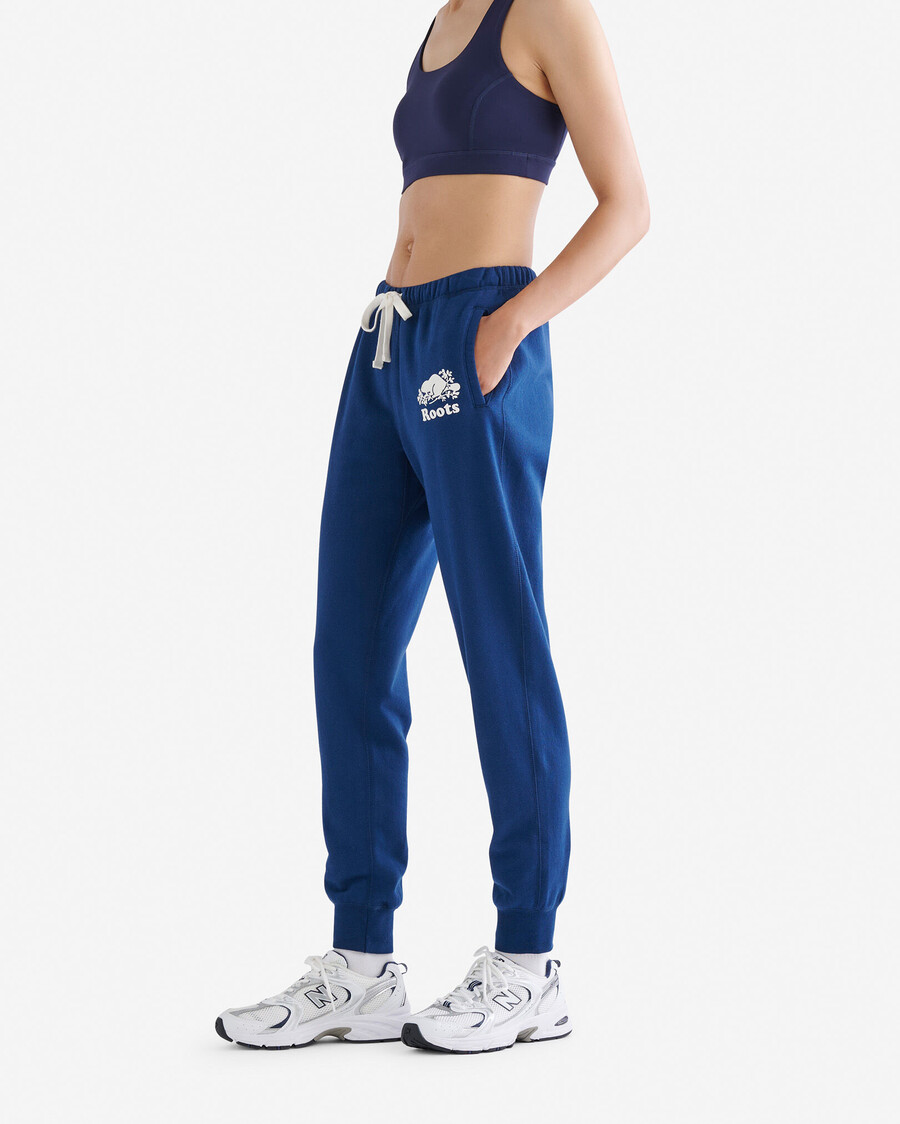 pantalon de survêtement original bio à poignets ajustés