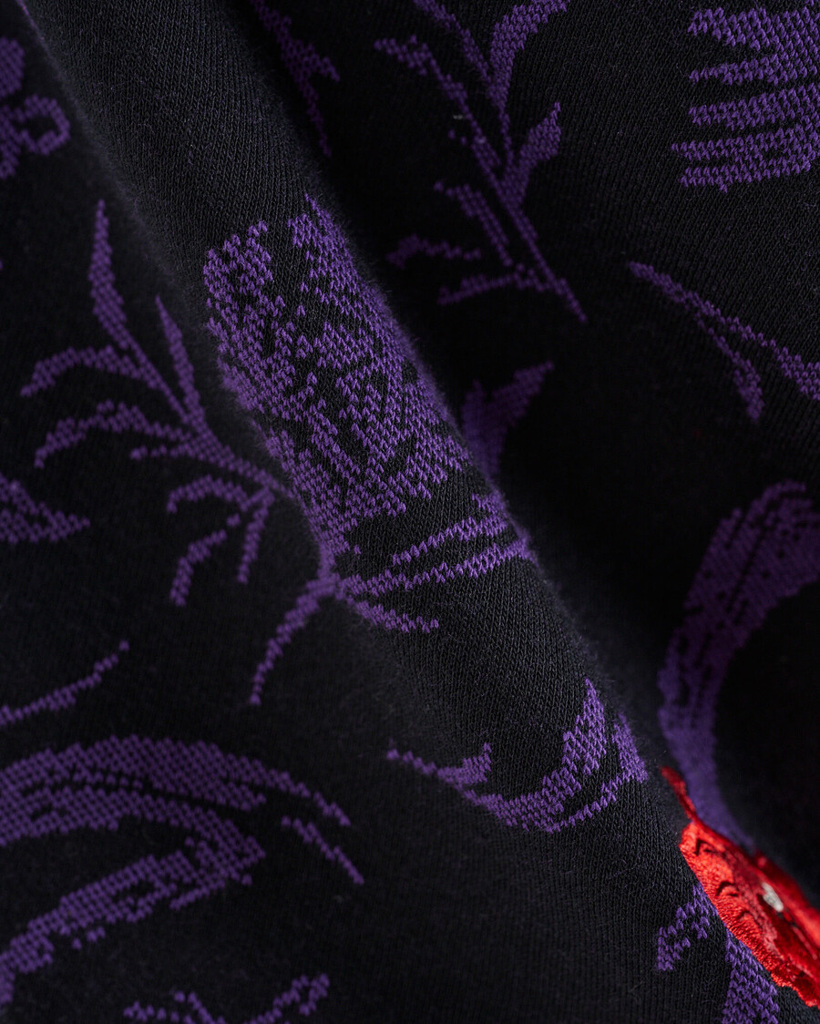 sweat à capuche imprimé floral roots x wicked