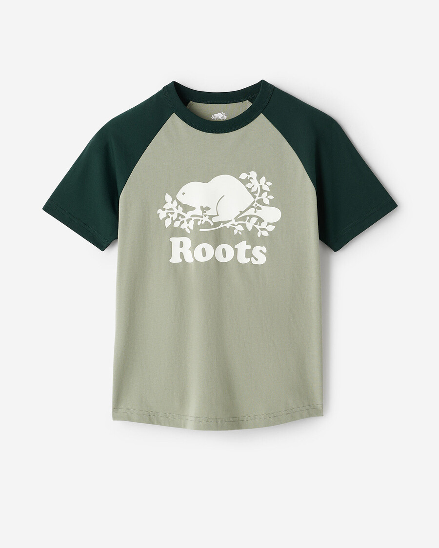 t-shirt à manches courtes de baseball cooper pour enfants