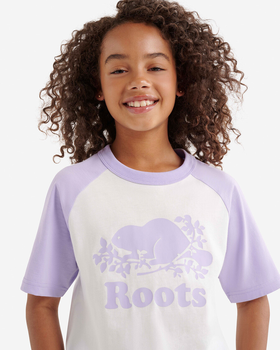 t-shirt à manches courtes de baseball cooper pour enfants