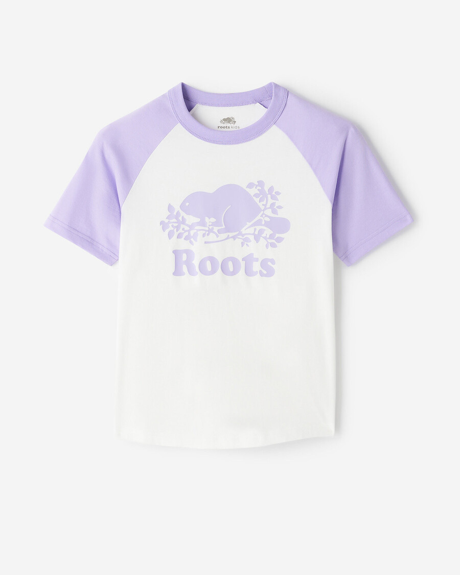 t-shirt à manches courtes de baseball cooper pour enfants