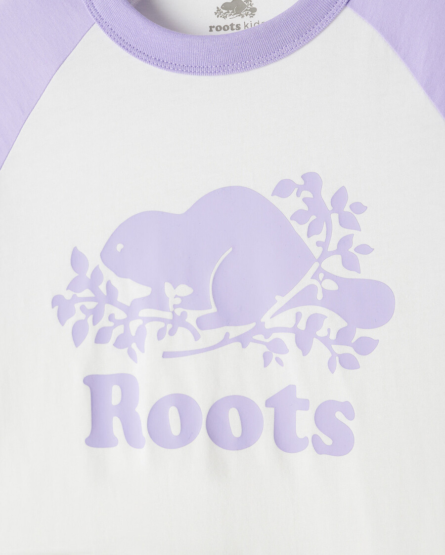 t-shirt à manches courtes de baseball cooper pour enfants