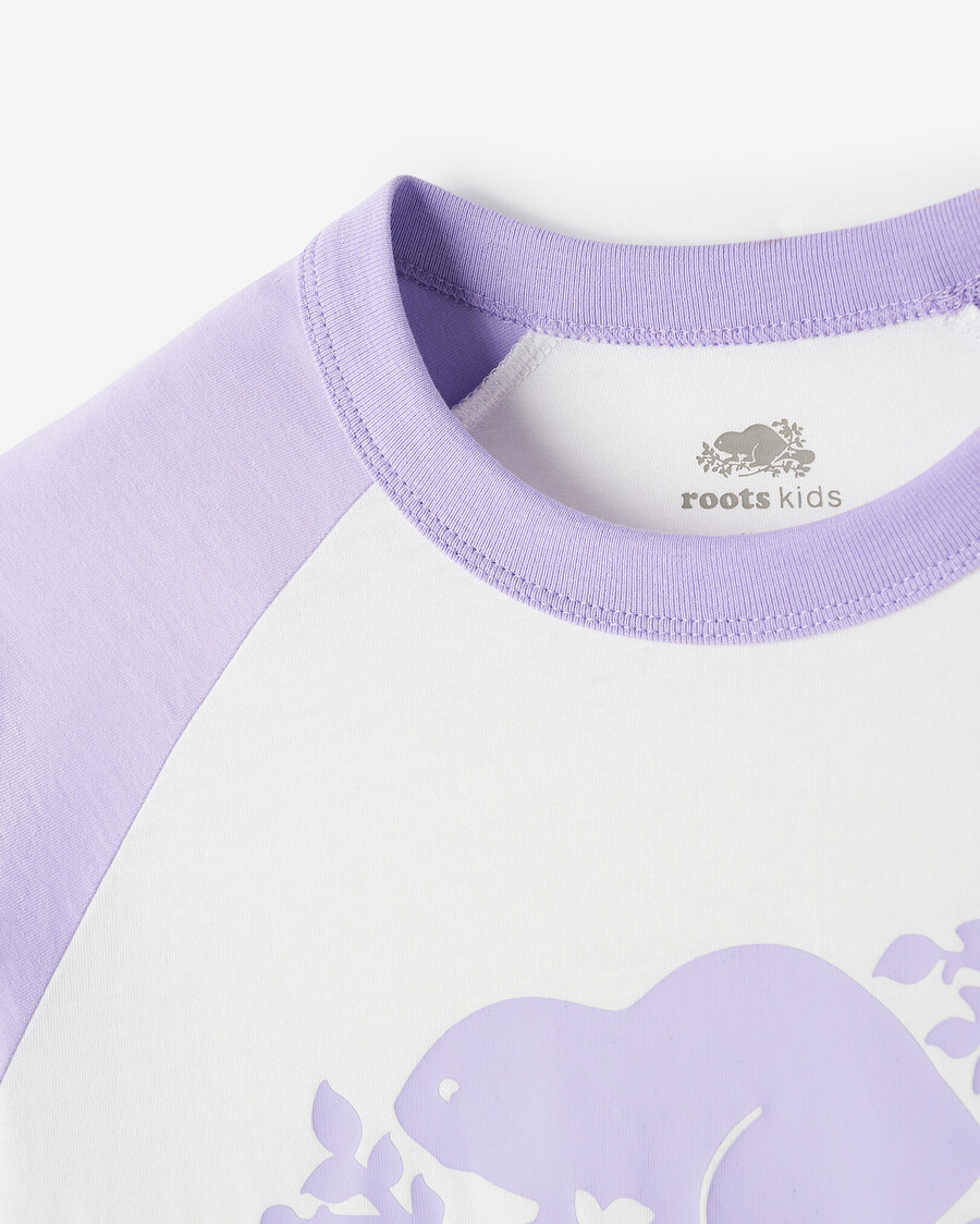 t-shirt à manches courtes de baseball cooper pour enfants