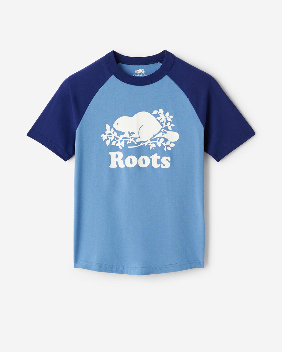 t-shirt à manches courtes de baseball cooper pour enfants