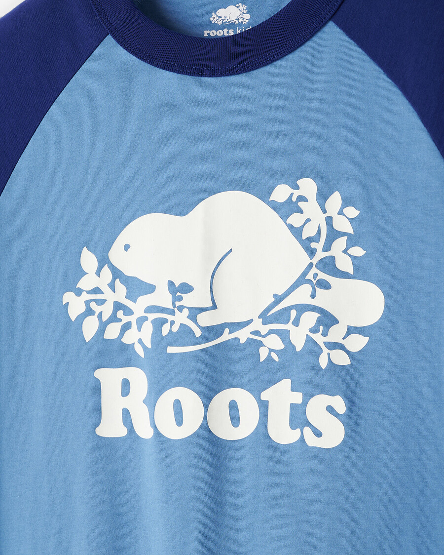 t-shirt à manches courtes de baseball cooper pour enfants